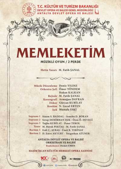 Memleketim, Antalya Devlet Opera ve Balesi